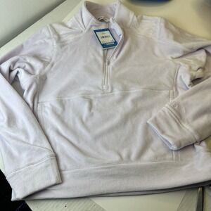 DSG Velour Quarter Zip Long Sleep Lavender Girls XL 16 - 983‎